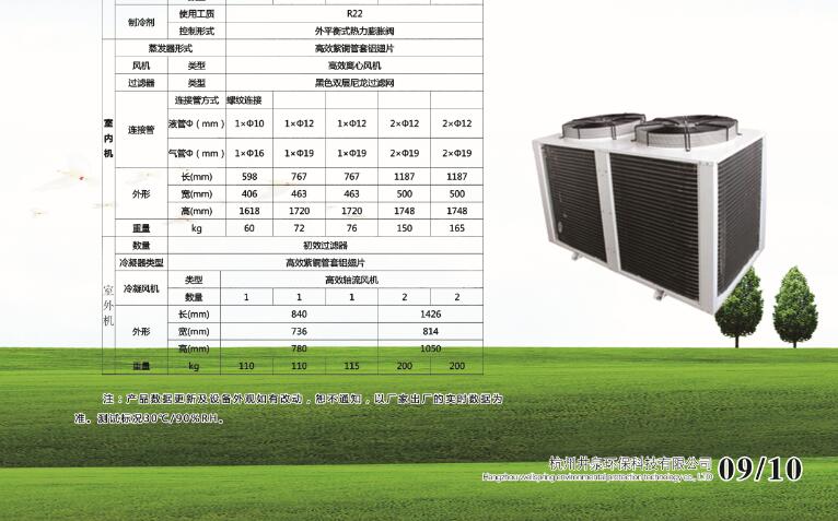 調(diào)溫型管道除濕機